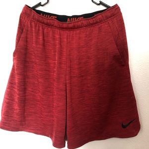 Mens Red Nike Training shorts size XL